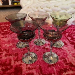 5 farber bros vintage Art Deco click-it cordials